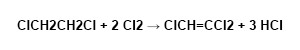 واکنش تولید تری کلرو اتیلن